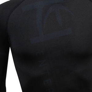 Camiseta de algodón y poliéster para hombre, camisa de manga larga con estampado de sublimación, alta calidad - Product Image 5