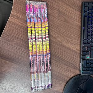 24pc/cs 10 palla scoppiettante candela romana per il nuovo anno di natale nozze e feste fuochi d'artificio accenditore - Product Image 1