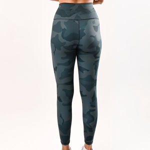 Leggings de Compresión de Punto de Longitud Completa, Cintura Media, Color Sólido, para Mujer, Secado Rápido, para Gimnasio, Fitness, Correr, Yoga, Ejercicio, Ropa Cómoda - Product Image 4