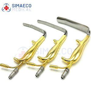 Ferriera-Style Breast Retractor with Fiber <b>Optic</b> Light Guide Precision Retractor Breast Plastic Surgery Augmentation Procedures - Product Image 3