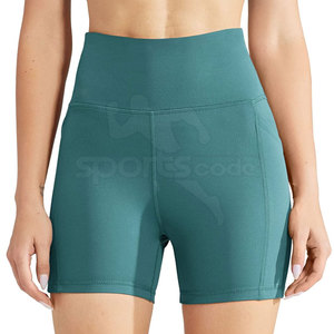 Shorts Deportivos de Mujer Estilo Moderno, Cintura Alta, Tejido Transpirable y Ligero, para Gimnasio y Entrenamiento, de Secado Rápido - Product Image 4