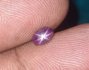 Extraordinaria hermosa estrella Rosa natural zafiro piedra preciosa forma de corte ovalado piedra preciosa suelta genuina para hacer joyería OEM a granel - Product Image 4