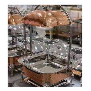 Réchauffeur de nourriture pour traiteur plats de chauffe-plats décoratifs vintage pour hôtels plats de présentation pour buffet au meilleur prix - Product Image 2