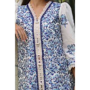 ชุดผ้าลอนปักลายสำเร็จรูป 2 ชิ้นสำหรับผู้หญิง รุ่น TL-52084 - Product Image 2