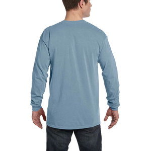 Nouvelle vente bleu clair hommes couleurs personnalisées blanc uni à personnaliser ou artisanat hiver tissu 2023 sweat pour hommes - Product Image 1