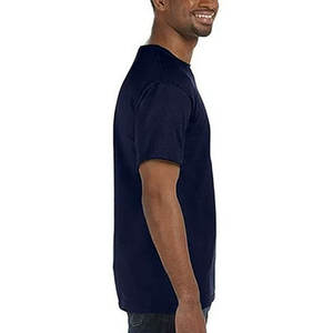 Camiseta de entrenamiento Premium para hombre, Camiseta ajustada de manga corta con cuello redondo, algodón suave y fibra de bambú, camisetas transpirables - Product Image 2