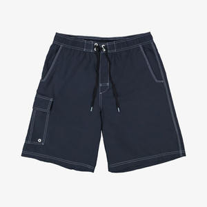 Shorts de bain confortables pour hommes, séchage rapide, tissu extensible en polyester et élasthanne, respirant, cordon de serrage pour la plage, les sports, la remise en forme, le surf - Product Image 4