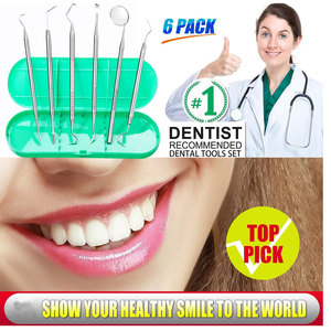 Dental Tools <b>Plaque</b> <b>Remover</b> For Teeth Dental Hygiene Kit Stainless Steel Dental Hygiene Kits Sutur Kit Medic Instrument - Product Image 6