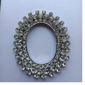custom made rhinestone brooches suitable for use on purses and on wedding invitations ideal for resale by trim stores