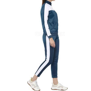 Survêtement de mode personnalisé pour femmes, dernier modèle, ensembles de jogging uni, survêtements deux pièces, vêtements de jogging pour femmes - Product Image 6