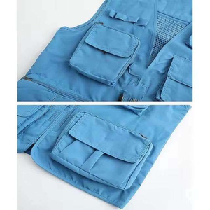 เสื้อกั๊กตกปลาน้ำหนักเบาระบายอากาศได้ดีเสื้อกันลมกันน้ำมีกระเป๋าหลายช่องสำหรับนักตกปลาในฤดูหนาว - Product Image 3