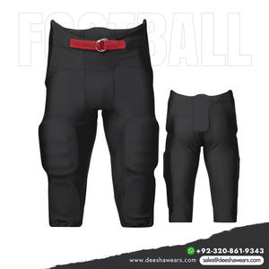 Pantalones de fútbol acolchados integrados sólidos Diseño de la serie 200 Equipo transpirable y duradero para jugadores de fútbol americano - Product Image 2