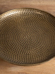 Venta caliente Soporte de pastel martillado de metal redondo para Decoración de mesa de hotel y hogar a bajo precio - Product Image 2
