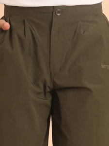 Premium Dryfit Olive Polo Shorts Vêtements de sport respirants pour les activités de plein air par temps chaud Confortable Élégant Casual Wear Solid - Product Image 3