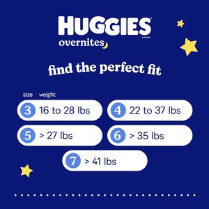 Pañales Huggies Overnites Talla 5 para la Noche (más de 27 lbs), 50 Unidades, Embalaje Puede Variar - Product Image 6