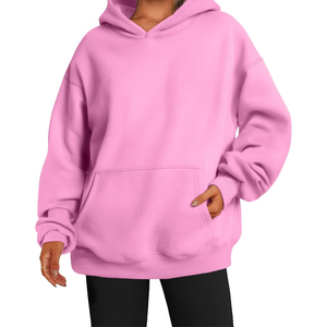 Femmes 100% coton polaire pull à capuche respirant confortable HeavyGSM Top vente vêtements d'hiver motif imprimé brodé - Product Image 1