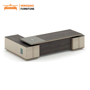 Bàn văn phòng sang trọng Ông Chủ bàn văn phòng bàn điều hành bàn văn phòng Ông Chủ nghiên cứu điều hành với ngăn kéo góc làm bằng gỗ viết - Product Image 5