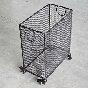 Estante de Almacenamiento Móvil para Baño de Estilo Industrial Moderno KPT68023, Marco de Hierro con Recubrimiento en Polvo, Acabado de Aluminio y Acero Inoxidable, para Esquina - Product Image 3