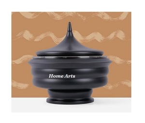 Plat chauffant en fer au design moderne, qualité exclusive, noir mat, à prix abordable - Product Image 1