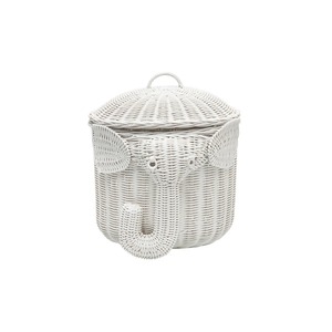 Rattan basket woven with elephant face design Handmade Storage Basket Wholesale eco-friendly Made in Viet Nam - Product Image 2