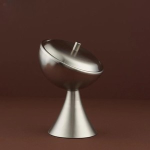 Ensemble de bols à dattes en métal de taille personnalisée, finition moderne et luxueuse, trois pots à khajoor différents, service de table de cuisine du Moyen-Orient, chocolat - Product Image 4
