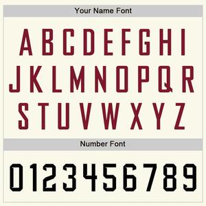 Camiseta de béisbol auténtica negra-carmesí personalizada - Product Image 4