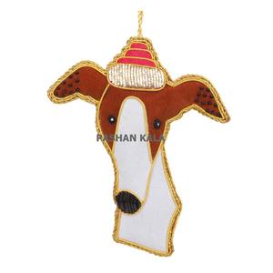 Hermosa última decoración navideña adornos hechos a mano forma personalizada Material tela mezcla de colores para decoración del hogar y regalo - Product Image 1