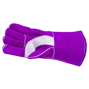 Guantes de Seguridad de Soldadura de Cuero Vacuno de Manga Larga de Alta Calidad, Precio al por Mayor, Guantes de Trabajo para Soldador para Protección de Manos - Product Image 5