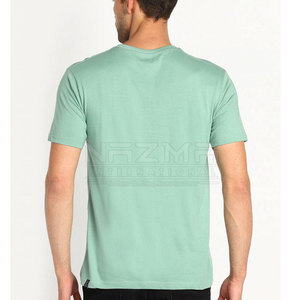 Camiseta de hombre de algodón 100% con logotipo personalizable ropa de calle de cuello redondo para adultos - Product Image 4