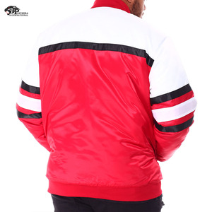 Blouson Bomber Unisexe Vintage en Laine Hiver avec Col Montant, Logos Brodés de Qualité Supérieure, Chauffant pour Hommes et Noms d'Équipes - Product Image 4