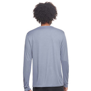 T-shirts à manches longues pour hommes personnalisés, de haute qualité, coupe ajustée, nouveau style, col rond, service OEM, meilleure vente - Product Image 4