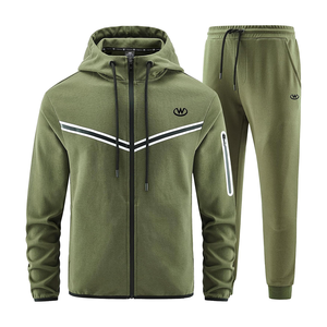 Conjunto Deportivo Unisex para Hombre, Ropa Deportiva para Correr, Personalizable al por Mayor, 100% Algodón, Sudadera con Capucha, Conjunto Deportivo para Invierno - Product Image 3