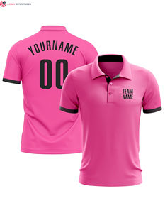 Camiseta Polo de Golf con bordado de logotipo personalizado de Color sólido en blanco, camiseta Polo de uniforme de personal, camiseta de Golf personalizada Unisex - Product Image 2