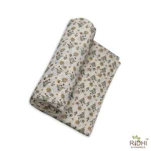 Floral Ivory, Goldenrod, Green