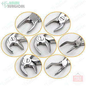 Fórceps de extracción dental con patrón de hidromiel, incisivos inferiores, dientes de raíz, instrumentos de extracción quirúrgica, herramientas dentales, fórceps molares - Product Image 3