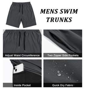 Short 2 en 1 pour homme, entraînement, gym, course, fitness, compression cachée, ajustement confortable - Product Image 4