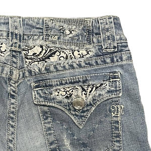 Precio al por mayor calidad verano moda Denim corto nuevo diseño moda Denim corto Casual azul claro Denim corto transpirable - Product Image 4