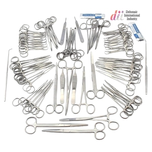 126 PCS Veterinary Spay Pack Ensemble d'instruments chirurgicaux de qualité supérieure certifiés CE pour les procédures canines et félines - Product Image 6