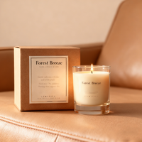 Bougies parfumées à la fleur LED sans flamme ou massage de Noël pour bougie Coffret personnalisable logo de luxe Déco Bougies parfumées