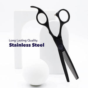 Prix réduit ciseaux amincissants ciseaux de coiffeur de précision supérieure meilleure qualité japonais 440C ciseaux amincissants en acier inoxydable - Product Image 2