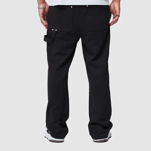 Pantalones Deportivos de Cintura Alta con Estampado Personalizado, 100% Algodón Ecológico, de Secado Rápido, Anchos y Holgados para Hombre - Product Image 3