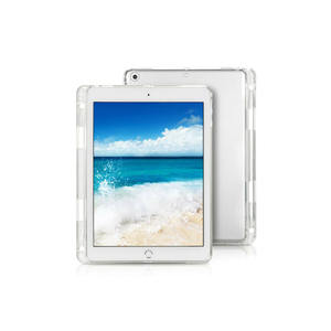 Coque arrière de protection antichoc transparente en silicone Netzy Slim pour iPad Pro 11 et iPad 10.2 (8e génération) en TPU avec support pour stylet - Product Image 2