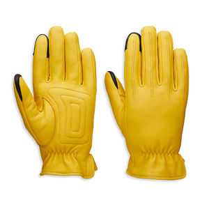 Gants en cuir unisexes à doigts entiers, best-seller, pour l'hiver, usage décontracté en extérieur, doux, confortables, respirants, écologiques, derniers modèles unis - Product Image 1
