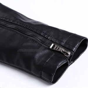 Chaqueta de Cuero de Invierno 2026, Nueva Moda, Cuello Alto, Transpirable, Ecológica, Logotipo Frontal, MOQ Bajo - Product Image 4