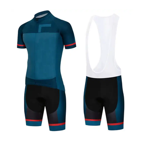 100% Conjuntos de Ciclismo de poliéster de alta calidad Ropa deportiva de diseño personalizado transpirable con uniforme de sublimación ¡Compre ahora! - Product Image 1