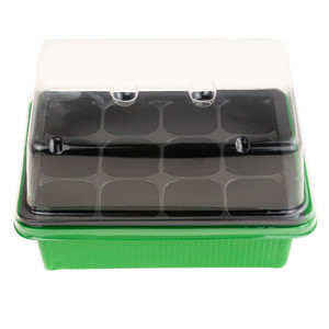 Système d'inspection de culture intérieure écologique TG64403 Mini, 12 chambres, chambre en verre de 4x4 cm avec cadre en plastique et en bois, couverture en Mylar - Product Image 4