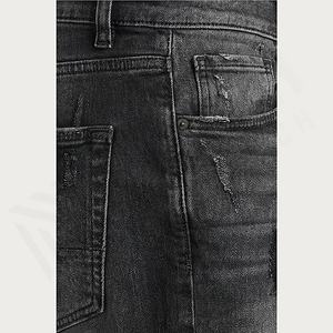 Jeans en denim slim pour homme sur mesure, coton de haute qualité, design vintage, techniques de broderie, couleur personnalisée, automne-hiver - Product Image 5