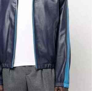 Chaquetas universitarias 2025 para hombre, logotipo personalizado, moda callejera, estilo de béisbol OEM con botones a presión y estilo de cuello en contraste - Product Image 2