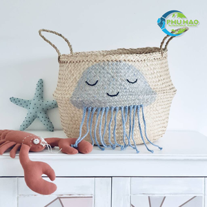 Dévoiler la beauté de la nature: Explorez l'art des paniers de ventre de mer vietnamiens pour un rangement élégant - Product Image 4