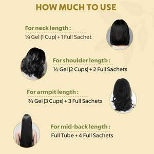 เจลเปลี่ยนสีผมกึ่งถาวรเจลธรรมชาติปลอดแอมโมเนียได้รับการรับรองจาก USDA ออร์แกนิก100% - Product Image 3